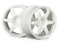 Диски 1|10 - TE37 26MM WHITE (OMM OFFSET) 2шт - HPI-3835