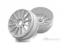Диски колес багги 1|8 *No-Slots* (12-Spoke, 17mm, White) 2шт - TM-K8003W