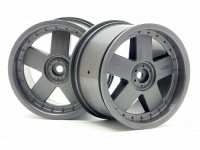 Диски колесные (Трак 1|8)  - GT 5 | GREY | HEX14mm | 83X56MM (2шт) - HPI-3008