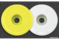 Диски колесные (Трак 1|8) - PRO-LINE| 40 SERIES | Сплошные | Желтые| HEX23mm | 2шт - PL2678Y