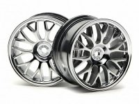 Диски колесные (Туринг 1|10) MESH 26mm (CHROME) вынос 1мм (2шт) - HPI-3712