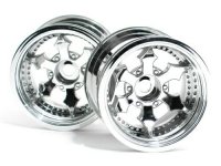 Диски трак 1|10 - SPIKE TRUCK (SHINY CHROME|2шт) replacement part 3052 - HPI-3082