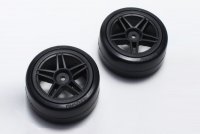 Колёса для дрифта передние (10Spoke|BK|24mm) 2 шт - FAT303BK