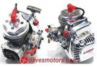 Двигатель бензиновый CY27RC Headkit Chrome Engine 3.25 HP  w|clutch, with carb, no muffler, no filter - DDM-BB801