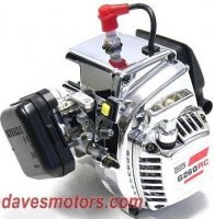 Двигатель бензиновый Zenoah G260RC 3.0 HP Engine w|clutch Crome - DDM-BB145zen