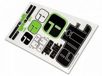Наклейка Edit A5 Logo Decal Sheet - HPI-ED080020