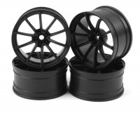Диски Flat black GTR (+5) (4) - MST-102076FBK