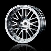 Диски Flat silver 10 spokes 2 ribs (+8) (4) - MST-102026FS