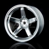 Диски Flat silver 5 spokes (+8) (4) - MST-102019FS