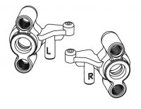 Front Knuckles (L+R) - S18 TC - LRP-112901