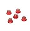 Гайка M4 Alu. Flange Lock Nut, Burgundy Red (5) - GSC-N00230BR