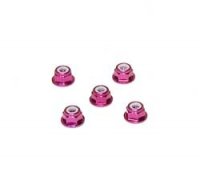Гайка M4 Alu. Flange Lock Nut, Purple (5) - GSC-N00230PR