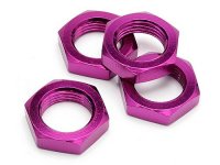 Гайки колес 17мм | резьба 1.0мм (Purple) 4шт replacement part 67492 - HPI-101046