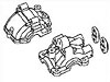 Комплект крышки коробки передач - LRP-112306