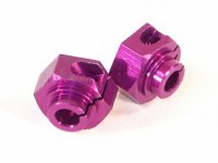 Хабы колесные ALUMINIUM CLAMP TYPE 12MM (PURPLE) 2шт - HPI-86316