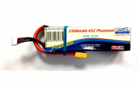 Аккумулятор Pulsar LiPo 11.1V 3S 45C 2500 mAh - Puls-LiPo-2500-3S1P-45C