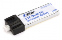 Аккумулятор E-Flite LiPo 3.7V 1S 14C 70 mAh - EFLB0701S