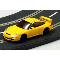Радиоуправляемая модель Mini-Z Kyosho Dslot Porsche 911 GT Yellow масштаб 1:43 - D1431030106