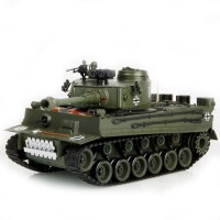 Радиоуправляемый танк HouseHold German Tiger Green масштаб 1:20 40Mhz - 4101-2