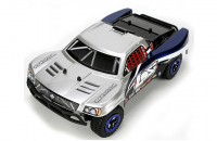 Радиоуправляемый шорт-корс трак Losi Micro SCT Brushless Silver 2WD RTR масштаб 1:24 2.4G - LOSB0242T2