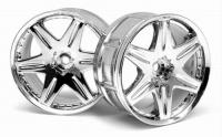 Диски 1|10 - LP29 WORK LS406 CHROME (2шт) - HPI-3343