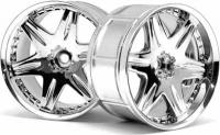 Диски 1|10 - LP35 WORK LS406 CHROME (2шт) - HPI-3345