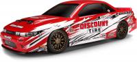 Радиоуправляемая машина для дрифта HPI Discount Tire Micro RS4 Drift Dai Yoshihara Nissan S13 4WD RTR масштаб 1:18 2.4G - HPI-112856