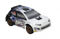 Модель раллийного автомобиля Losi Rally Car Blue Spatter 4WD RTR масштаб 1:24 27Mhz - LOSB0241T3
