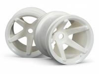 Диски трак 1|10 - SUPER STAR MT (Белые, глубокий вылет, 2шт) - HPI-2135