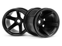 Диски трак 1|10 - SUPER STAR MT (Черные, Глубокий вылет, 2шт) - HPI-2140