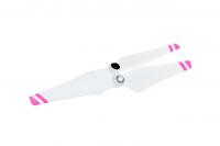 Пропеллеры 9450L белые, розовые полосы (пласт.хаб) - dji-9450L-ppl-pink