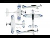 Радиоуправляемый самолет FlyZone Mini Switch 2 in 1 Sport Trainer 2.4G - RC24100
