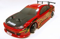 Радиоуправляемая машина для дрифта ApexHobby Fireball DC Red Edition 4WD RTR масштаб 1:10 2.4G - AP01R