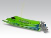 Радиоуправляемый катер Thunder Tiger Bandit 3.5 II Super Combo Green Edition ARR - 5210-F27G
