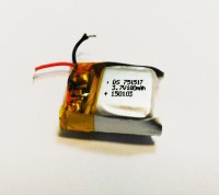 Аккумулятор LiPo 3.7В 100мАч  - CX-10-002