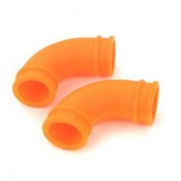 Патрубок силиконовый армированый (15.0x23.5мм x 150мм), F Orange - GSC-150R6FO