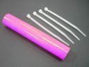 Патрубок силиконовый армированый (15.0x23.5мм x 150мм), F Pink - GSC-150R6FP