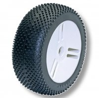 Колеса в сборе (Багги 1|8) Sonic *pink* белый диск 2шт - J25005|17BP