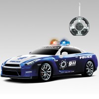 Радиоуправляемый конструктор - автомобиль Nissan GT-R *Полиция* - 2028-1J02B