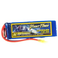 Аккумулятор Giant Power Li-Po 7.4V, 2200mAh, 35C - LC-2S2200EXmT18