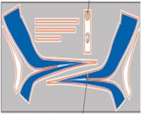 Набор наклеек MD500 Art-tech - 45031