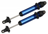 Амортизаторы Traxxas X-MAXX., blue-anodized (fully assembled w|o springs) (2) - TRA7761