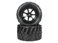 Колеса в сборе для L969 1|12 (черные диски) - L969-01