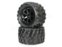 Колеса в сборе для L969 1|12 (черные диски) - L969-02