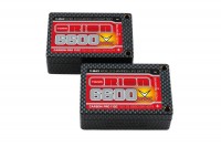 Аккумулятор Team Orion Batteries Carbon Pro V-Max LiPo 6600 110C 7.6V 2S Saddle Pack Tubes - ORI14074