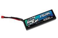 Аккумулятор Peak Racing Power Plant Lipo 4000 11.1V 45C (Black case, Deans Plug) 12AWG - PEK00552