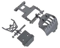 Бампер передний с пластиной шасси и защитой двигателя - AR320004