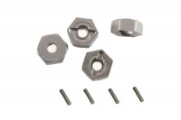 Алюминиевые шестигранники колёс, 4шт - Hi02134