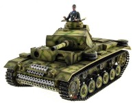 Радиоуправляемый танк Taigen Panzerkampfwagen III HC ИК масштаб 1:16 2.4G - TG3848-1HC-IR
