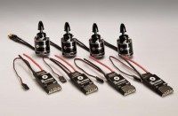 Комплект моторов 900kv и регуляторов для TBS DISCOVERY Pro - tbs 900kV2 Motor ESC